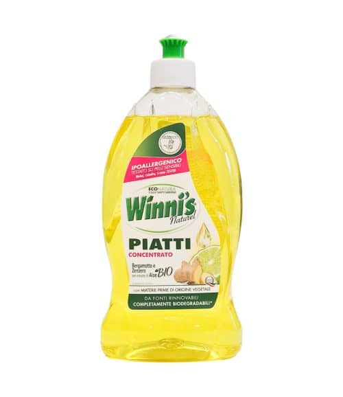 Detergent de vase Winni's Naturel Ghimbir si Bergamota 500 ml
