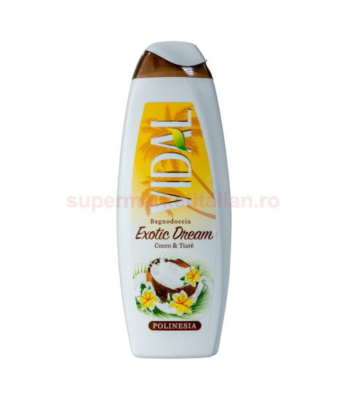 Gel de duș Vidal Exotic Dream Cocos și Tiare 500 ml