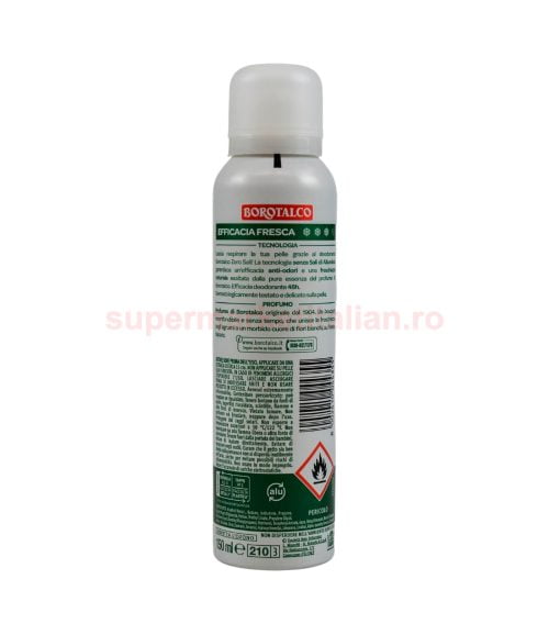 Deodorant spray Borotalco Zero sare 150 ml