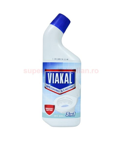 Soluție WC Viakal pentru Eliminarea Calcarului 3 in 1 750 ml