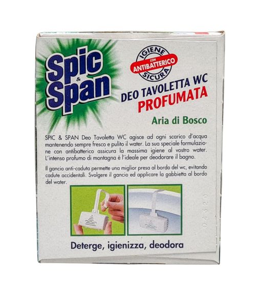 Igienizant WC Spic&Span Aria di Bosco 4 bucăți