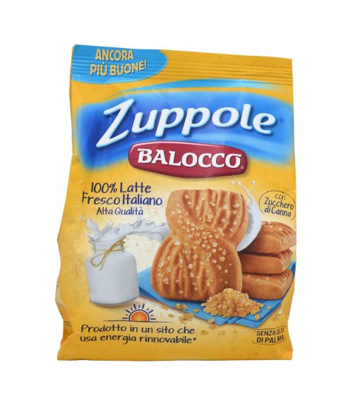 Biscuiți Zuppole Balocco cu lapte proaspăt 700 g