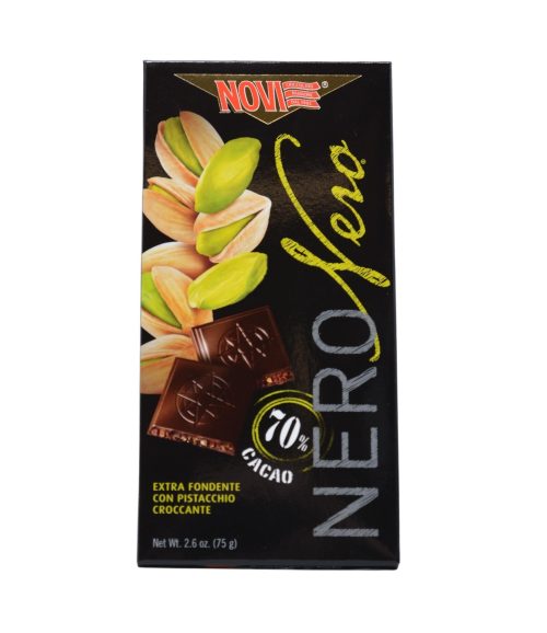 Ciocolată Nero Fistic Novi 75 g