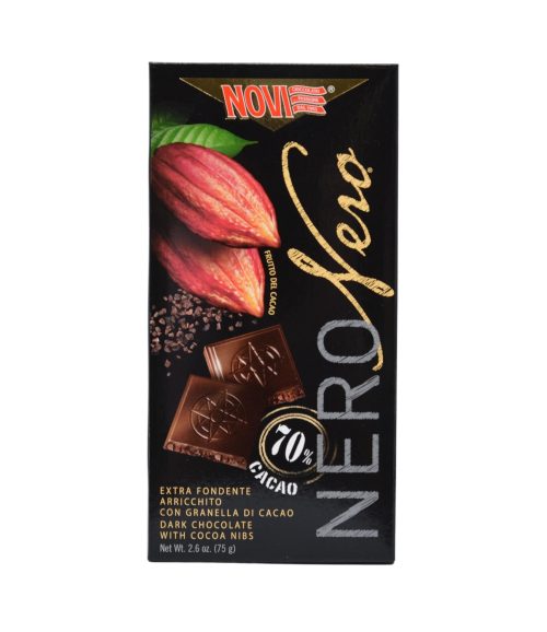 Ciocolată neagră Nero Cacao Novi 75 g
