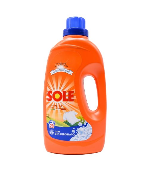 Detergent lichid Sole cu bicarbonat 28 spălări 1400 ml