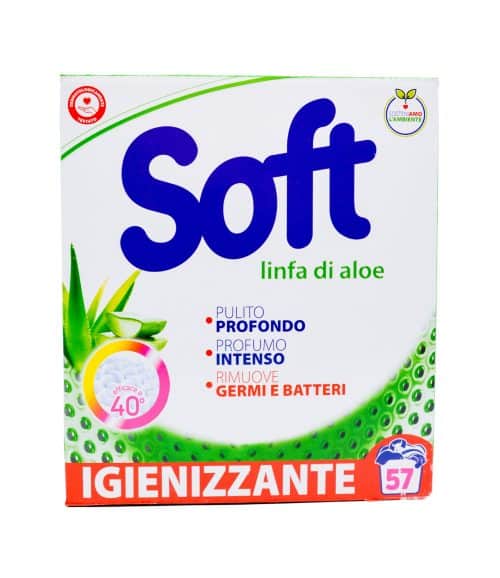 Detergent pulbere Soft Aloe 2850 g 57 spălări