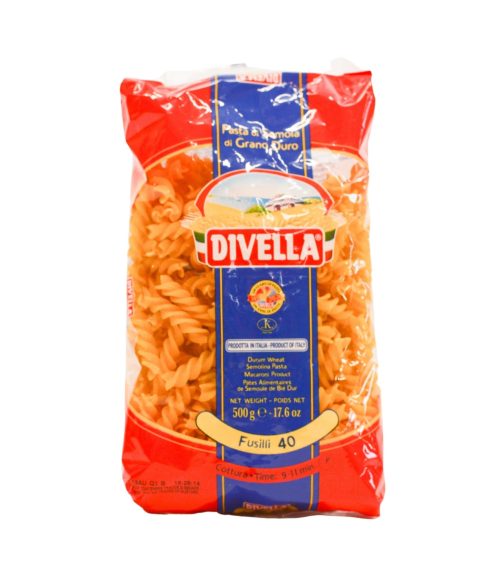 Paste Divella Fusilli nr. 40 500 g