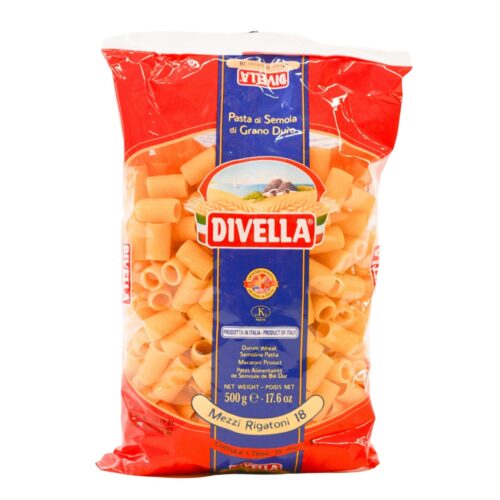 Paste Divella Mezzi Rigatoni nr. 18 500 g
