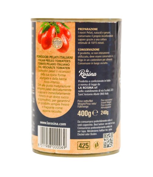 Roșii Pomodoro decojite La Rosina 400 g