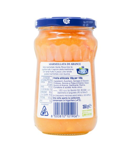 Marmeladă Santa Rosa cu portocale 350 g