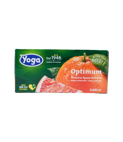 Suc Yoga portocale roșii 3x200 ml