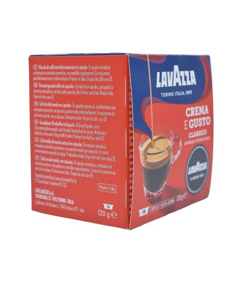 Cafea Lavazza Crema e Gusto Classico 16 capsule 120 g