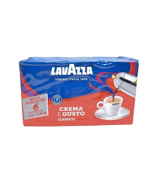 Cafea Lavazza Crema e Gusto Classico 6 pachete 1.5 kg