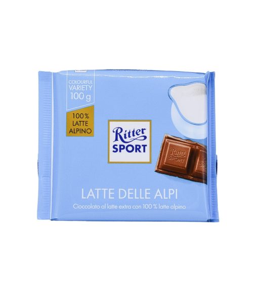 Ciocolată cu lapte alpin Ritter Sport 100 g