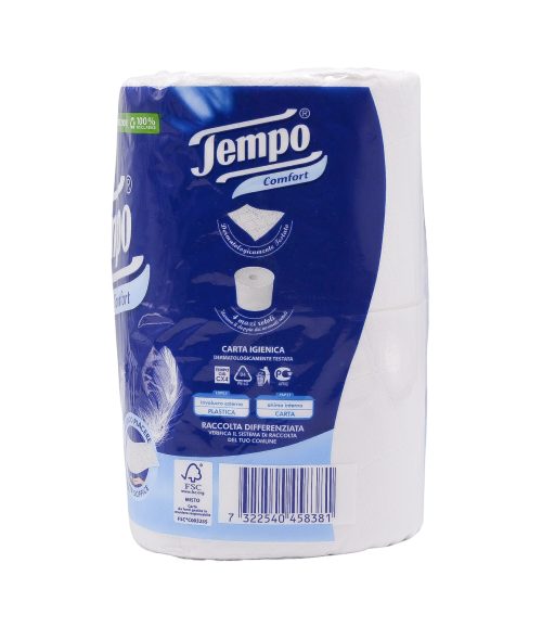 Hârtie igienică Tempo Comfort 4 bucăți