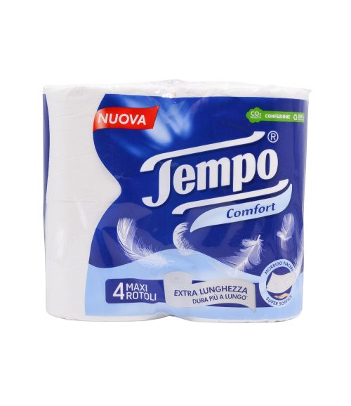 Hârtie igienică Tempo Comfort 4 bucăți