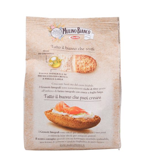 Pâine integrală prăjită Mulino Bianco Granetti Integrali 280 g