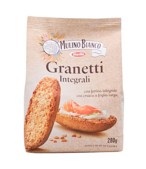 Pâine integrală prăjită Mulino Bianco Granetti Integrali 280 g