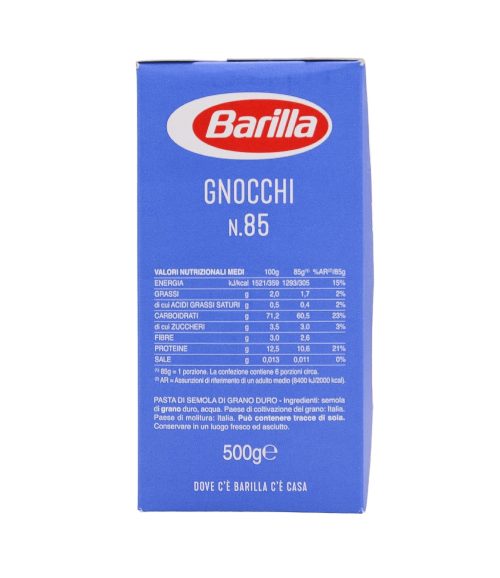 Paste gnocchi nr. 85 Barilla 500 g