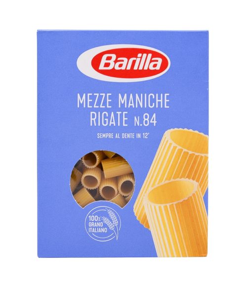 Paste mezze maniche rigate nr. 84 Barilla 500 g
