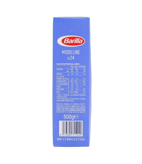 Paste midolline nr. 24 Barilla 500 g