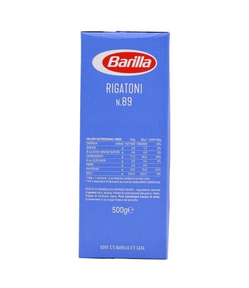 Paste rigatoni nr. 89 Barilla 500 g