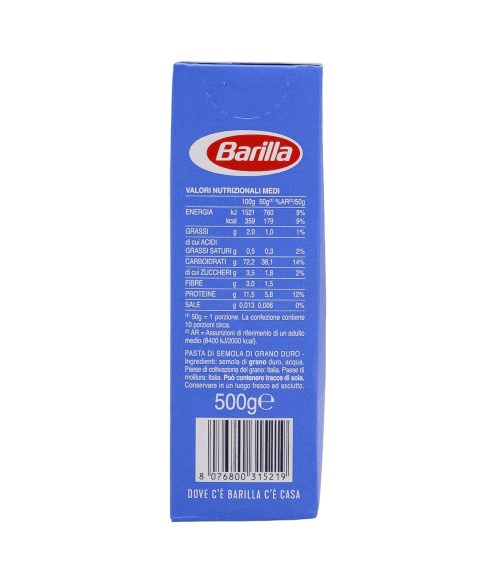 Paste tempestine nr. 21 Barilla 500 g