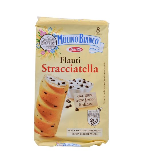 Prăjitură Flauti Stracciatella Mulino Bianco 280 g