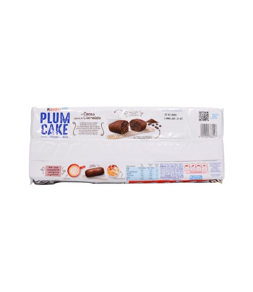 Prăjitură Kinder Plum Cake cu ciocolată 198 g