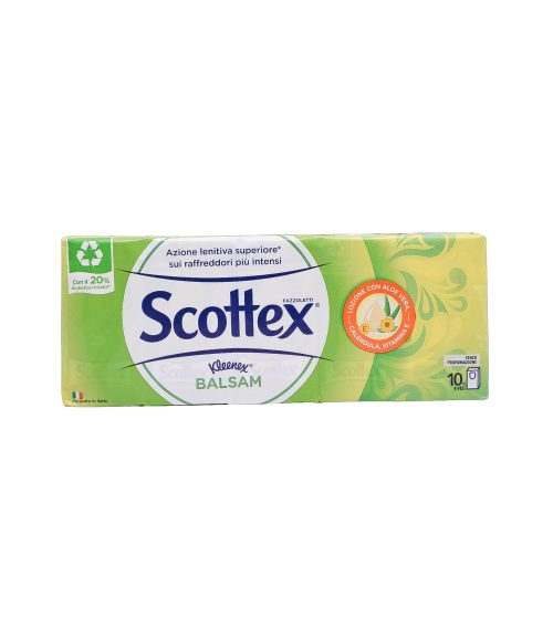 Șervețele nazale Scottex Kleenex Balsam 10 bucăți