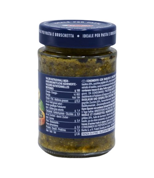 Sos Pesto Barilla Rustico Basilico Zucchine 200 g