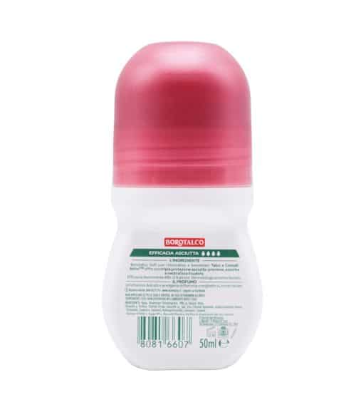 Antiperspirant roll-on Borotalco Soft talc și cristale active 50 ml