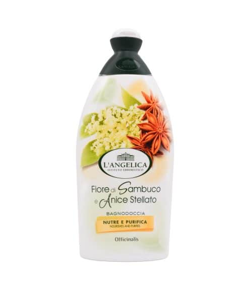Gel de duș L'Angelica flori de soc și anason stelat 450 ml