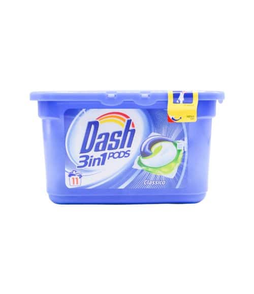 Detergent capsule Dash 3in1 Pods Classico 11 spălări