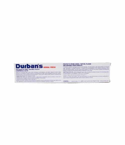 Pastă de dinți Durban's Herbal Fresh 75 ml