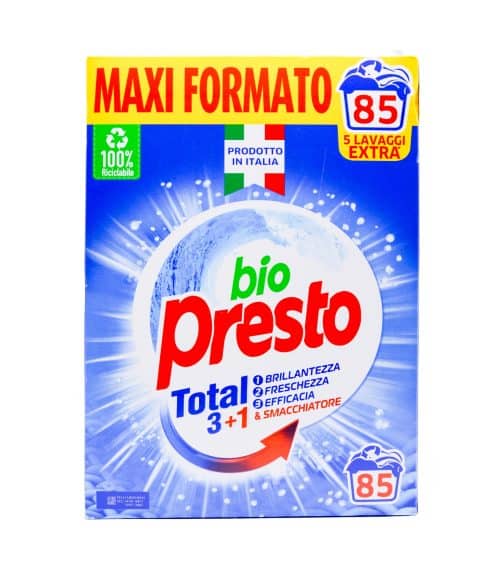 Detergent pulbere Bio Presto Total 85 spălări 4250 g