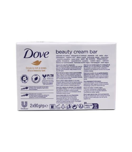 Săpun Dove Beauty Cream Bar cu cremă hidratantă 2 x 90g