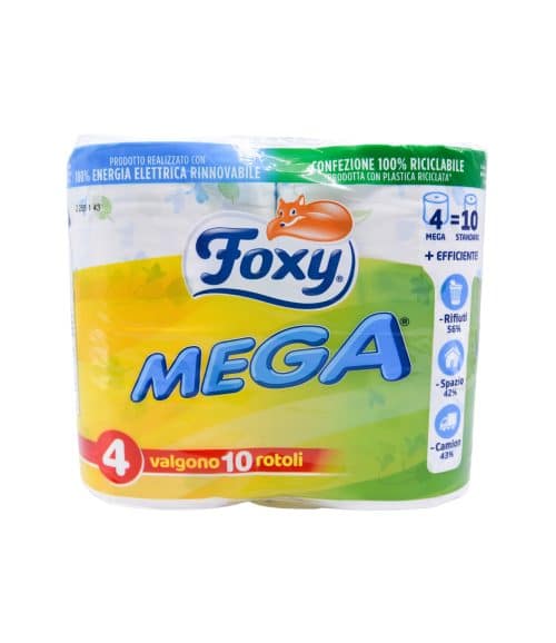 Role hârtie Foxy Mega 4 bucăți