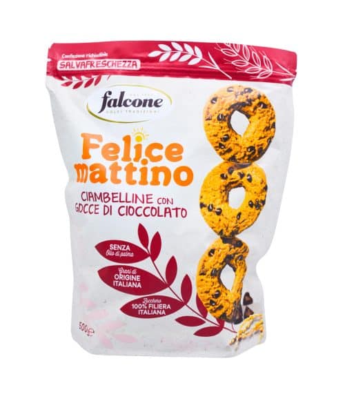 Biscuiți Falcone Felice mattino Ciambelline cu ciocolată 500 g