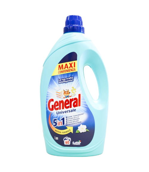Detergent lichid General Universale 5in1 60 spălări 2.7 L