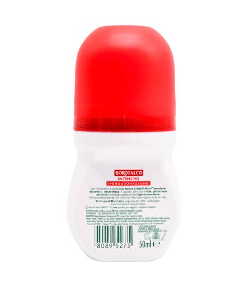 Deodorant roll-on Borotalco Intensivo Talc și cristale active 50 ml