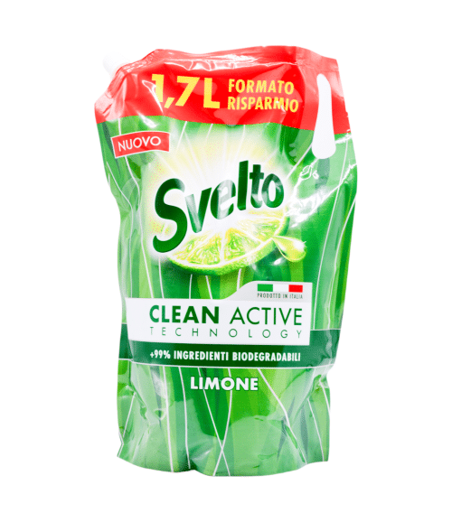 Detergent de vase Svelto Clean Active Lămâie 1.7 L