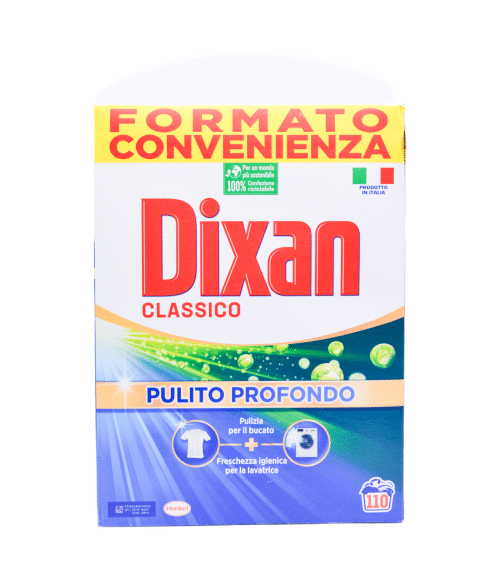 Detergent pulbere Dixan Classico 110 spălări 6.050 kg