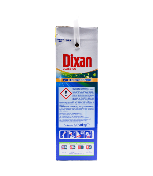 Detergent pulbere Dixan Classico 110 spălări 6.050 kg