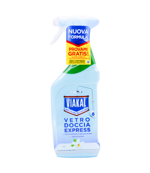 Soluție anti-calcar Viakal Vetro Doccia Express 470 ml • Super