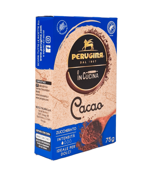 Cacao pudră cu zahăr Perugina 75 g