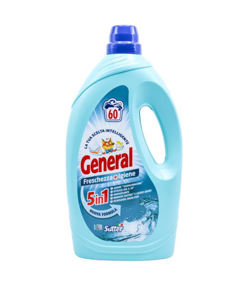 Detergent lichid General Freschezza Igiene 5 in 1 60 spălări 2.7 L