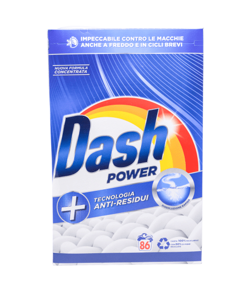 Detergent pulbere Dash Power Anti-Reziduri 86 spălări 4.3 kg