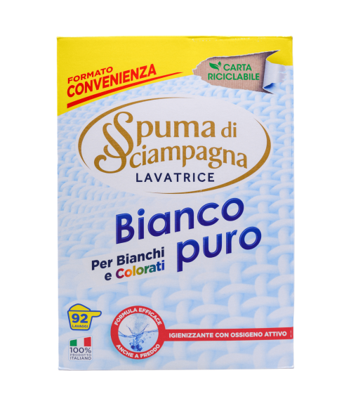 Detergent pulbere Spuma di Sciampagna Bianco Puro 92 spălări 4140 g