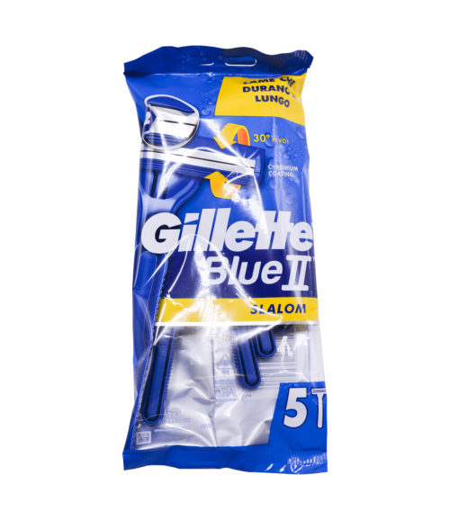 Set aparate de ras Gillette Blue II Slalom 5 bucăți